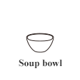 Soup bowl (φ13cm H7cm)