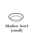 Shallow bowl [small] (φ17cm H5cm)