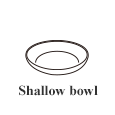 Shallow bowl (φ21cm H4.5cm)