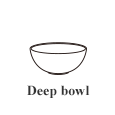 Deep bowl (φ19cm H8cm)