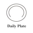 Daily Plate (φ23cm H2.5cm)