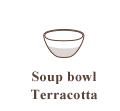 Soup bowl Terracotta (φ13cm H7cm)